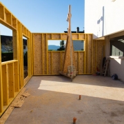 Extension d'une maison en bois