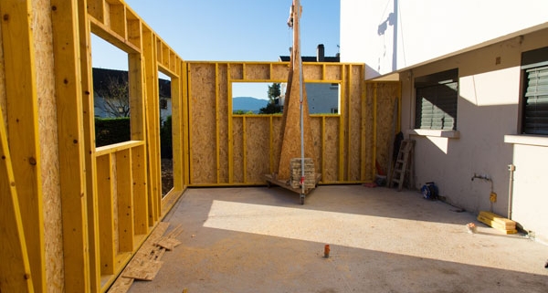 Extension d'une maison en bois