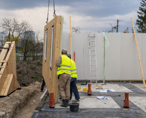 Maison en kit en bois pour l'autoconstruction : le point